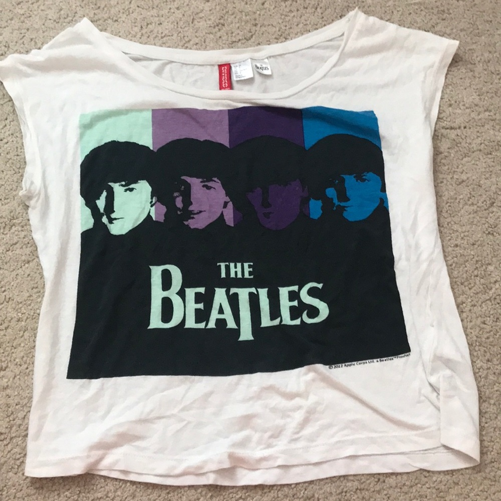 the beatles loose tee shirt